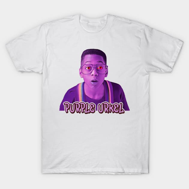 Purple Urkel T-Shirt by karutees